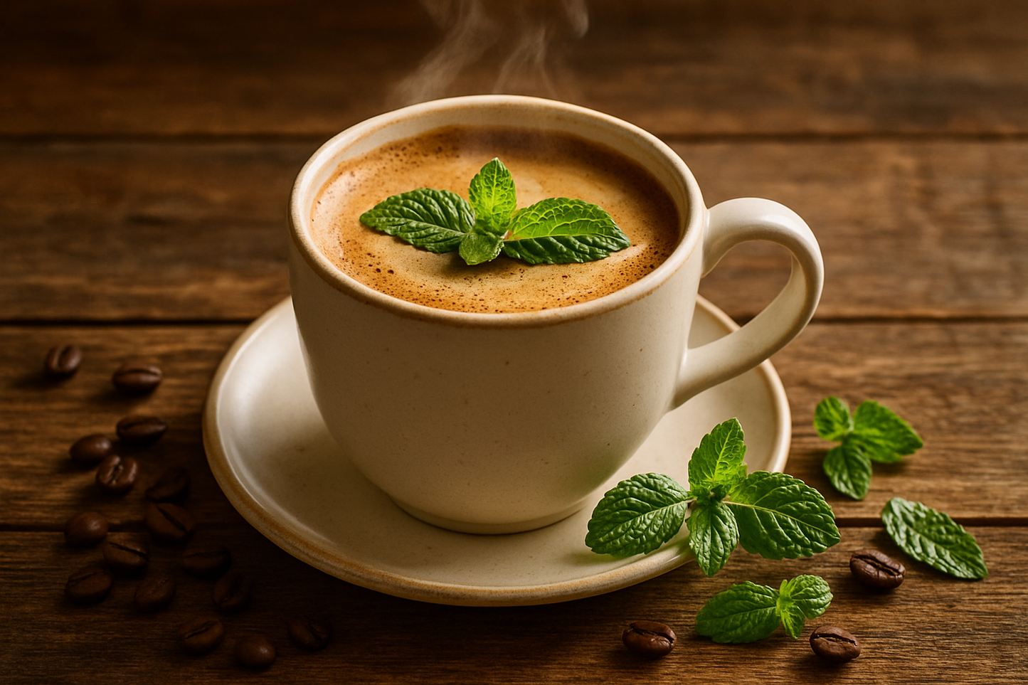 mint flavored coffee